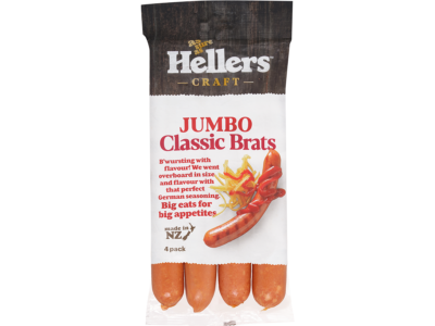 jumbo classic bratwursts sausages