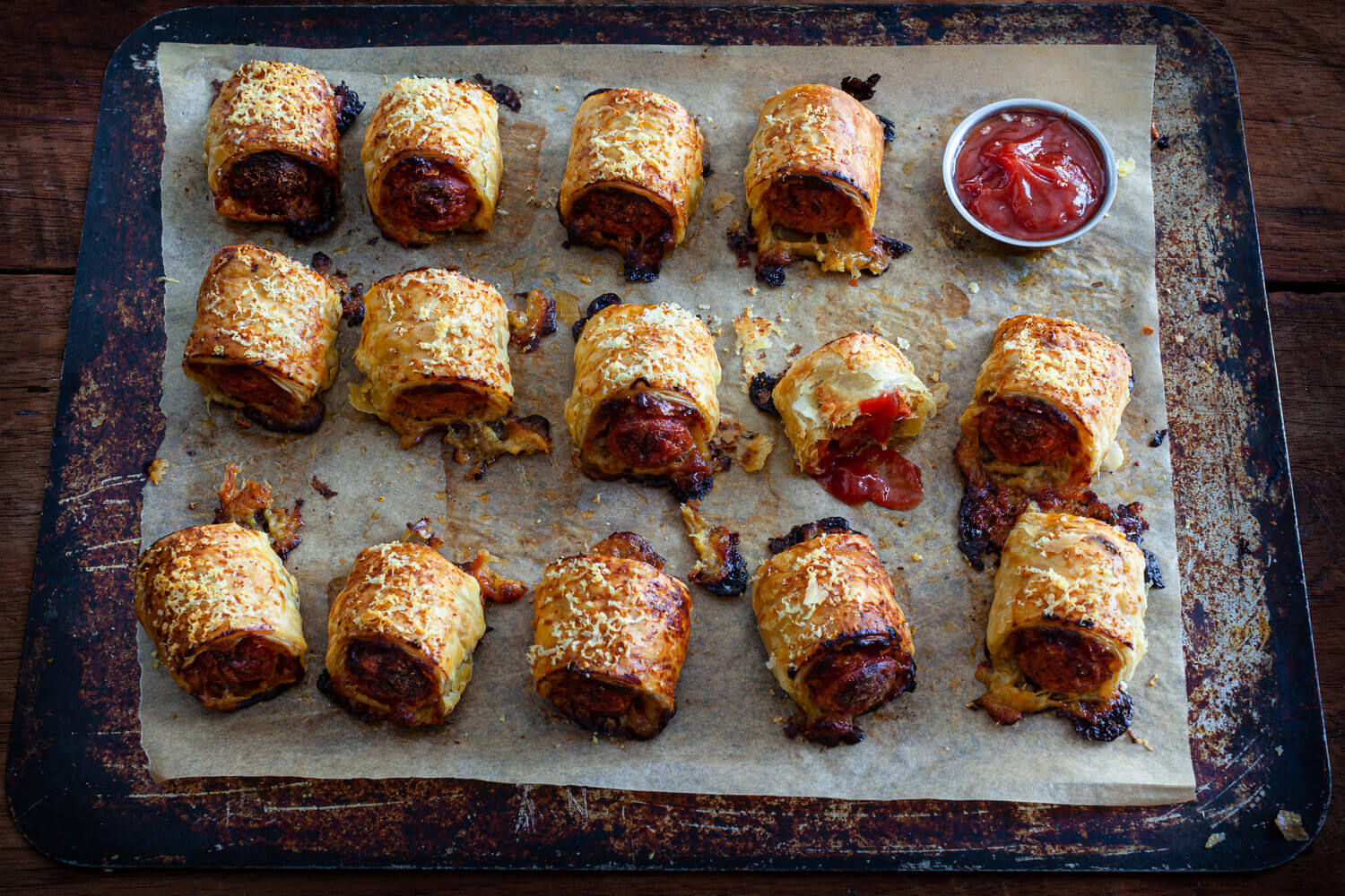 Bratwurst sausage Roll