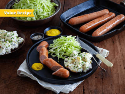 bratwurst sausages and potato salad easy dinner ideas