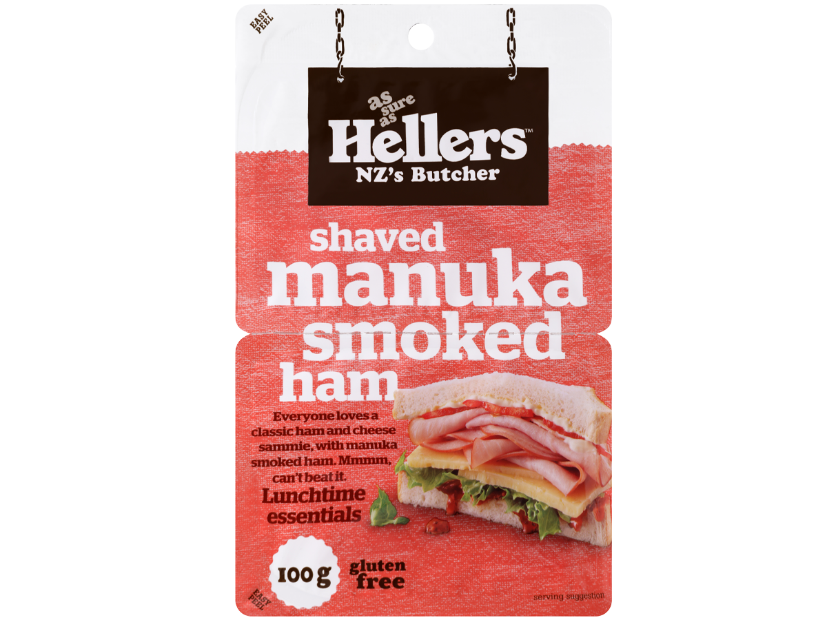 Hellers Shaved Manuka Smoked Ham