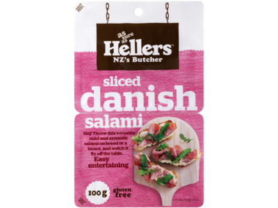 Hellers Sliced Danish Salami