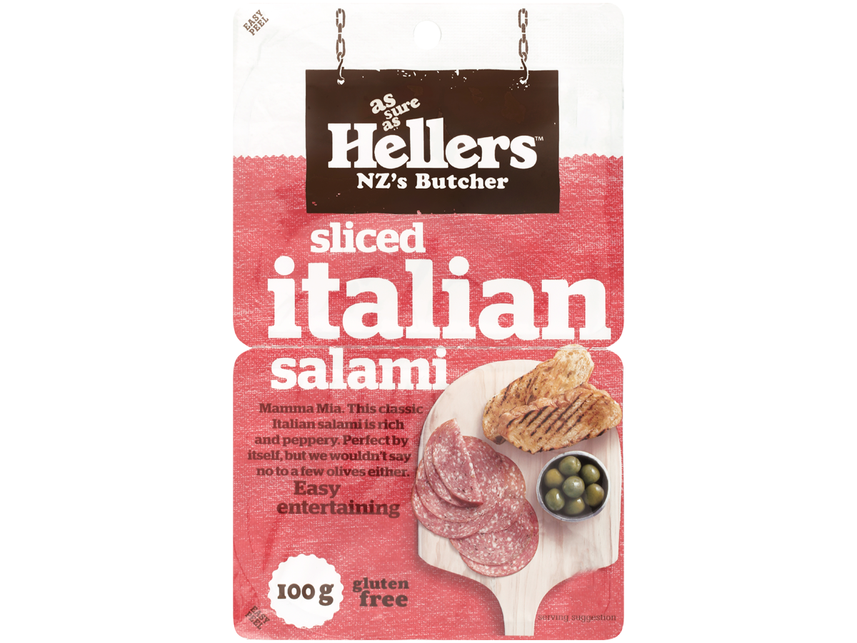 Hellers Sliced Italian Salami