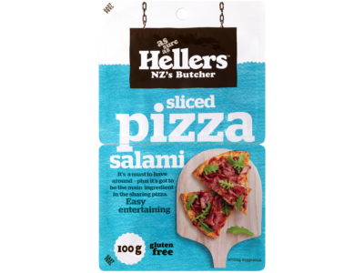 Hellers Sliced Pizza Salami