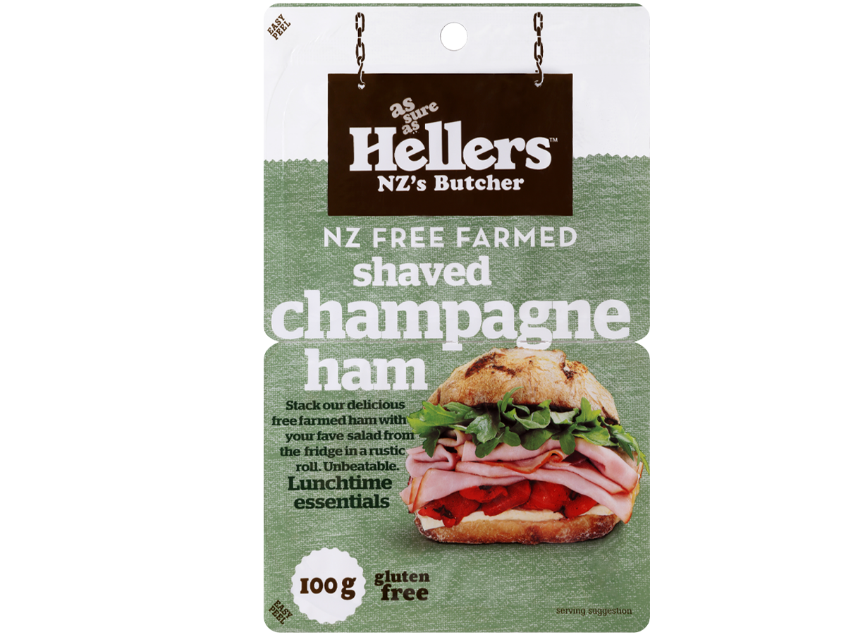 NZ Free Farmed Shaved Champagne Ham