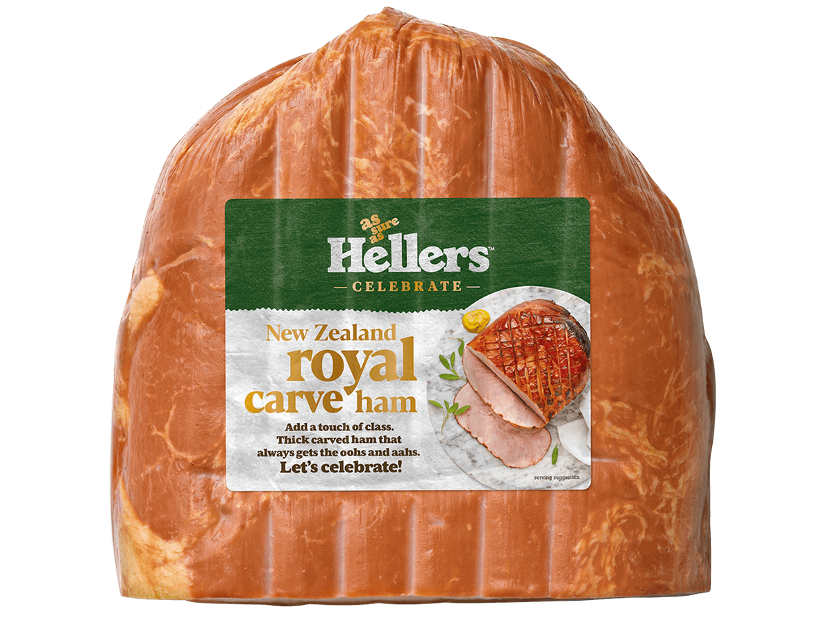 Hellers New Zealand Royal carve ham