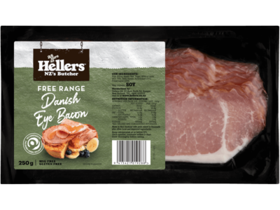 Free Range Danish Middle Eye Bacon 250g