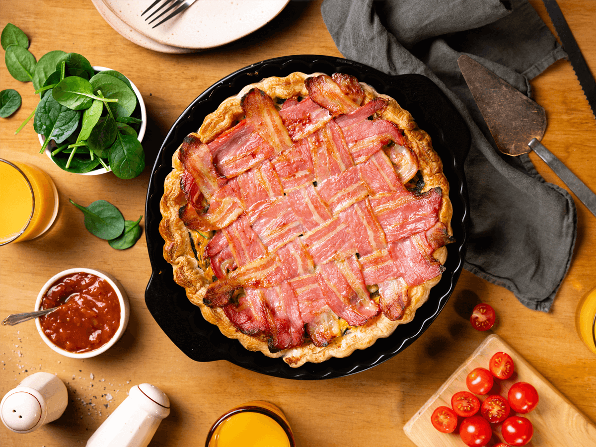 Bacon Lattice Pie