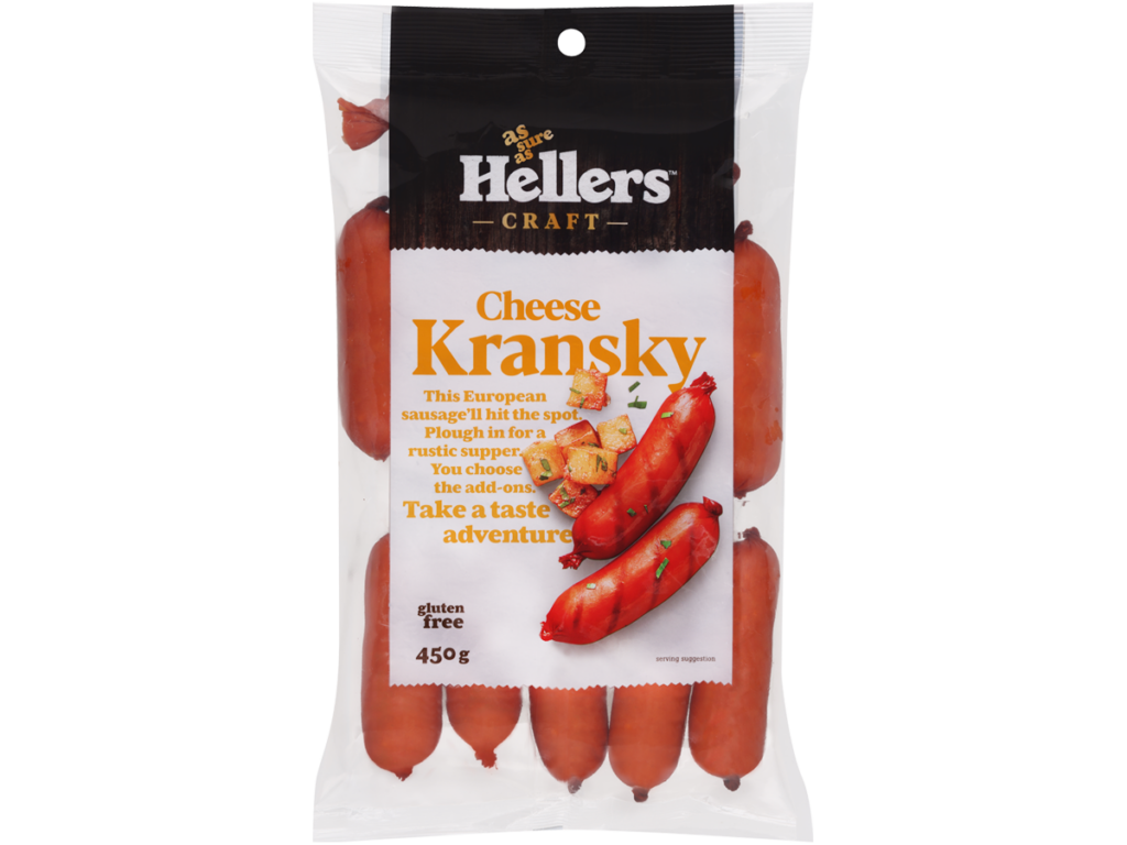 Cheese Kransky | Hellers Sausages | NZ's Butcher